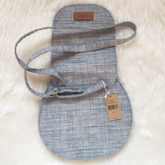 NWT Verdict Originals Chambray Cross-Body Bag - Picture 3 of 10